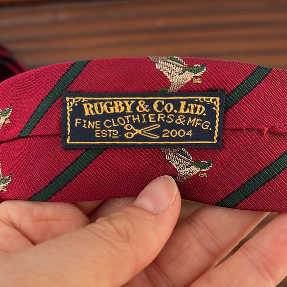 Vintage Rugby & Co Ltd Silk Tie Bundle - Picture 8 of 9